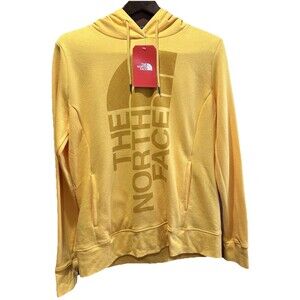 NWT The North Face Women's Trivert Standard Fit Pullover Hoodie Large Yellow